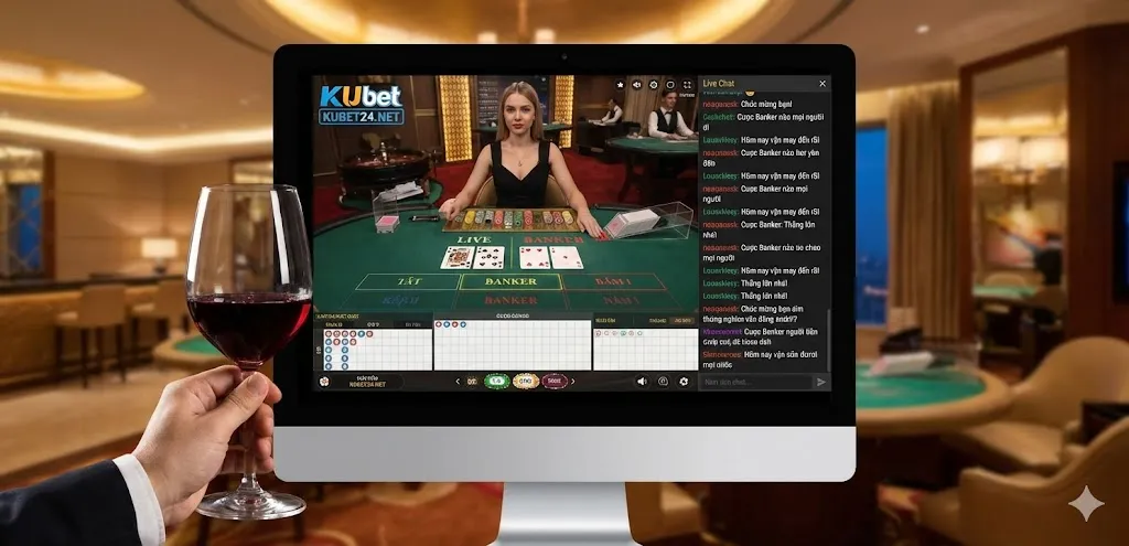 Live casino Kubet – Sòng bài đẳng cấp số 1 Châu Á cùng MC Việt 1 Chinh phục thiên đường live casino Kubet tương tác người thật đỉnh cao